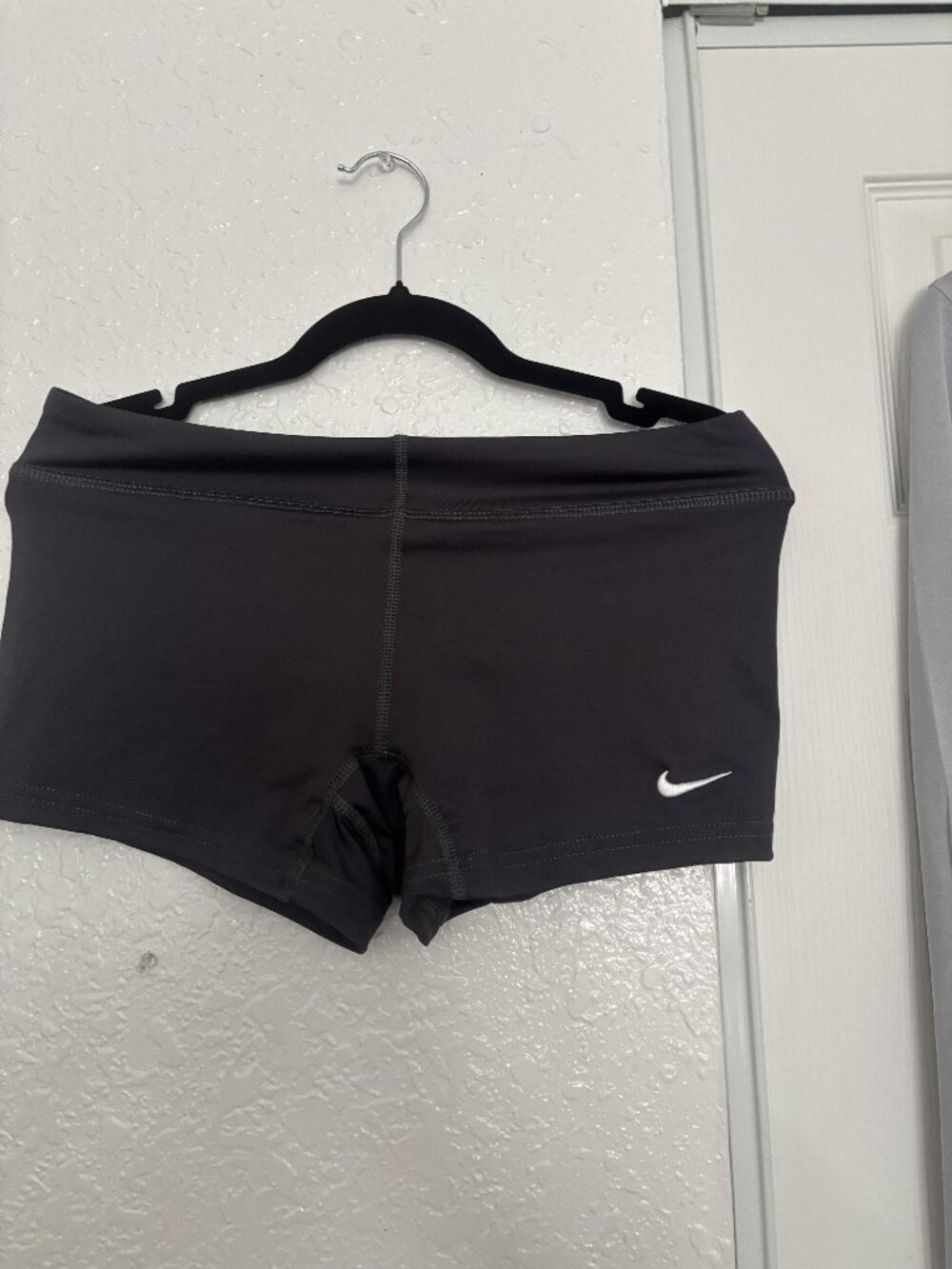 Women's black running boy shorts
